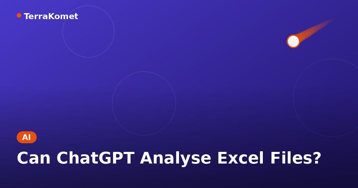 Can ChatGPT Analyse Excel Files?